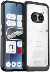 Nothing Phone (2a) / (2a) Plus Hoesje Acryl Back Cover Zwart afbeelding