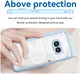 Nothing Phone (2a) / (2a) Plus Hoesje Acryl Back Cover Blauw afbeelding 4