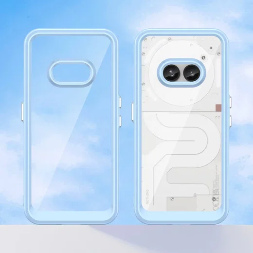 Nothing Phone (2a) / (2a) Plus Hoesje Acryl Back Cover Blauw afbeelding 8