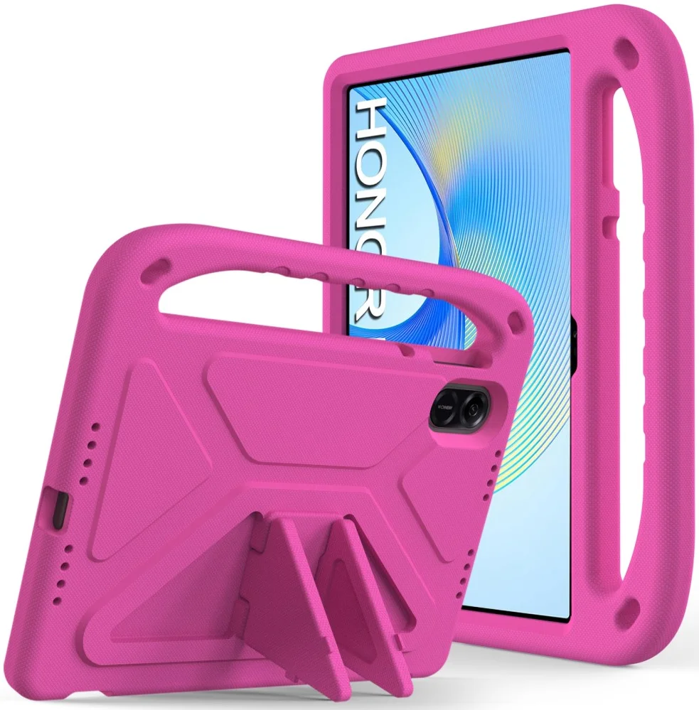 Honor Pad X9 Kinder Tablethoes met Handvat en Standaard Roze afbeelding 1