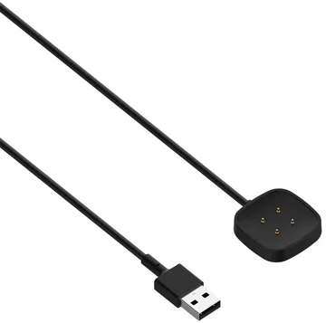 Fitbit Versa 4/Versa 3/Sense/Sense 2 Oplader Draadloos Opladen Dock 30 CM Zwart