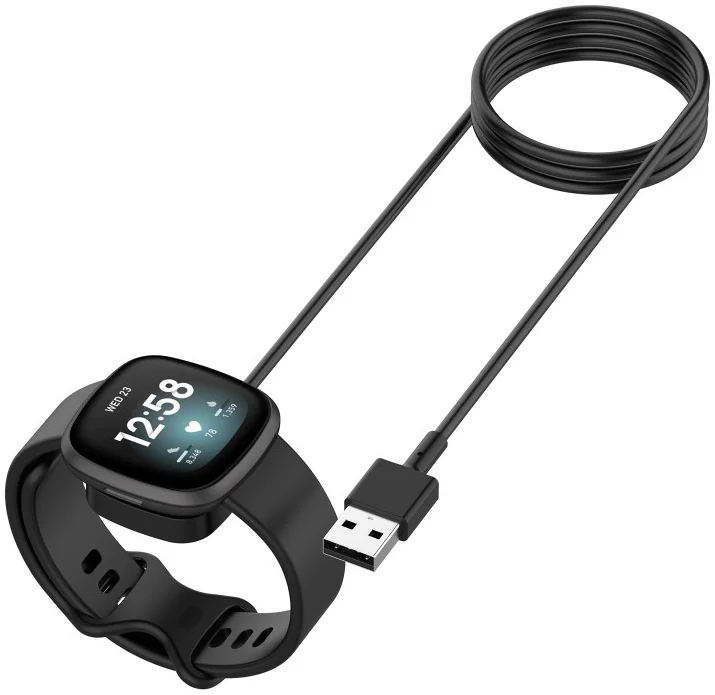 Fitbit Versa 4/Versa 3/Sense/Sense 2 Oplader Draadloos Opladen Dock 30 CM Zwart afbeelding 5