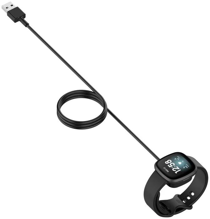 Fitbit Versa 4/Versa 3/Sense/Sense 2 Oplader Draadloos Opladen Dock 30 CM Zwart afbeelding 7
