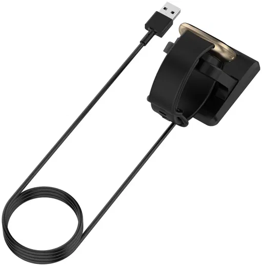 Fitbit Versa 4 / 3 / Sense / 2 Oplaadkabel en Dock Standaard 1 Meter Zwart afbeelding 11