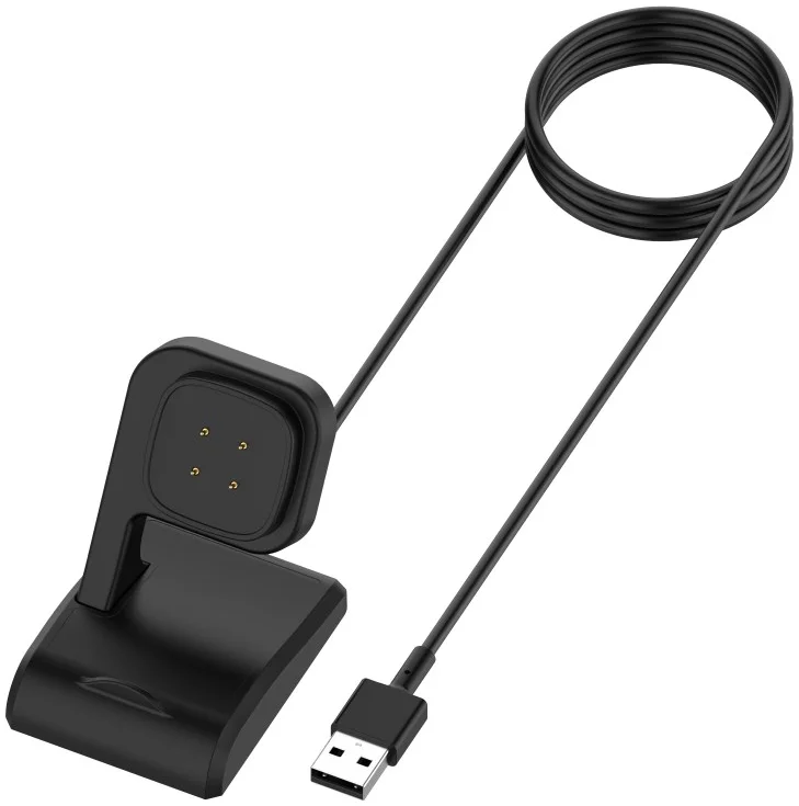 Fitbit Versa 4 / 3 / Sense / 2 Oplaadkabel en Dock Standaard 1 Meter Zwart afbeelding 13