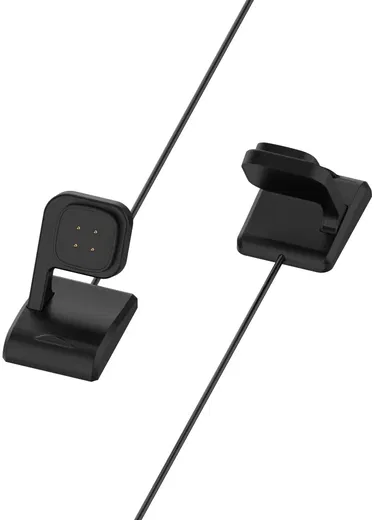Fitbit Versa 4 / 3 / Sense / 2 Oplaadkabel en Dock Standaard 1 Meter Zwart afbeelding 5