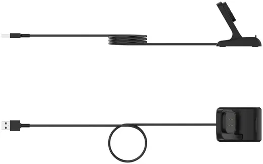 Fitbit Versa 4 / 3 / Sense / 2 Oplaadkabel en Dock Standaard 1 Meter Zwart afbeelding 8