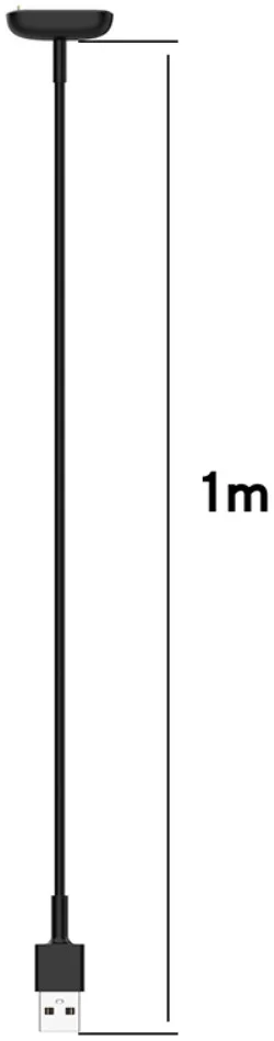 Fitbit Luxe / Charge 5 / Charge 6 Oplader Draadloos Opladen Dock 1M Zwart afbeelding 8