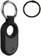 Samsung Galaxy SmartTag 2 Hoesje TPU met Ring Carbon Fiber Zwart afbeelding 1