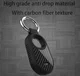 Samsung Galaxy SmartTag 2 Hoesje TPU met Ring Carbon Fiber Zwart afbeelding 2