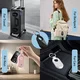 Samsung Galaxy SmartTag 2 Hoesje TPU met Ring Carbon Fiber Zwart afbeelding 3