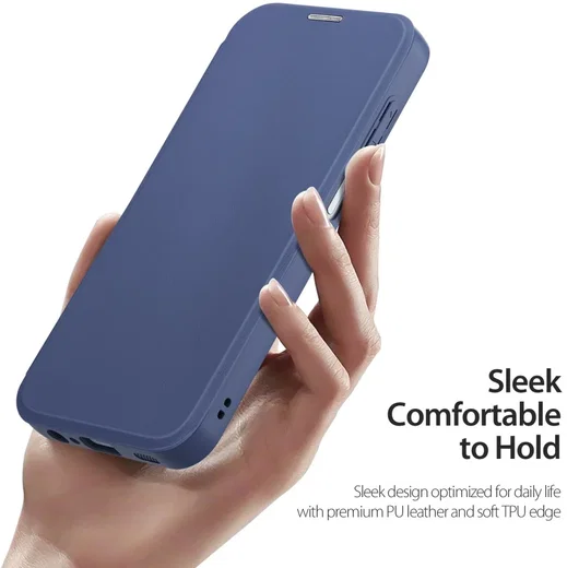 Dux Ducis Skin X Series Samsung Galaxy A15 Hoesje Book Case Blauw afbeelding 3