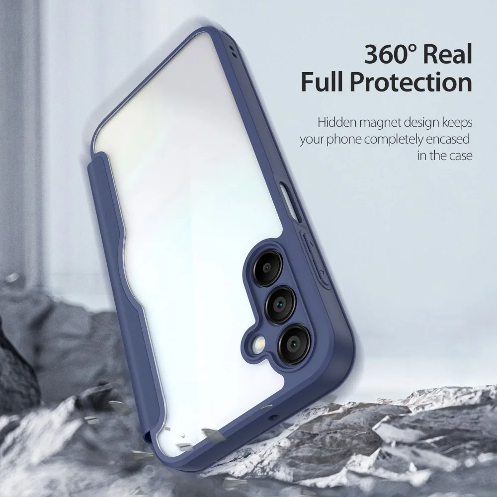 Dux Ducis Skin X Series Samsung Galaxy A15 Hoesje Book Case Blauw afbeelding 8