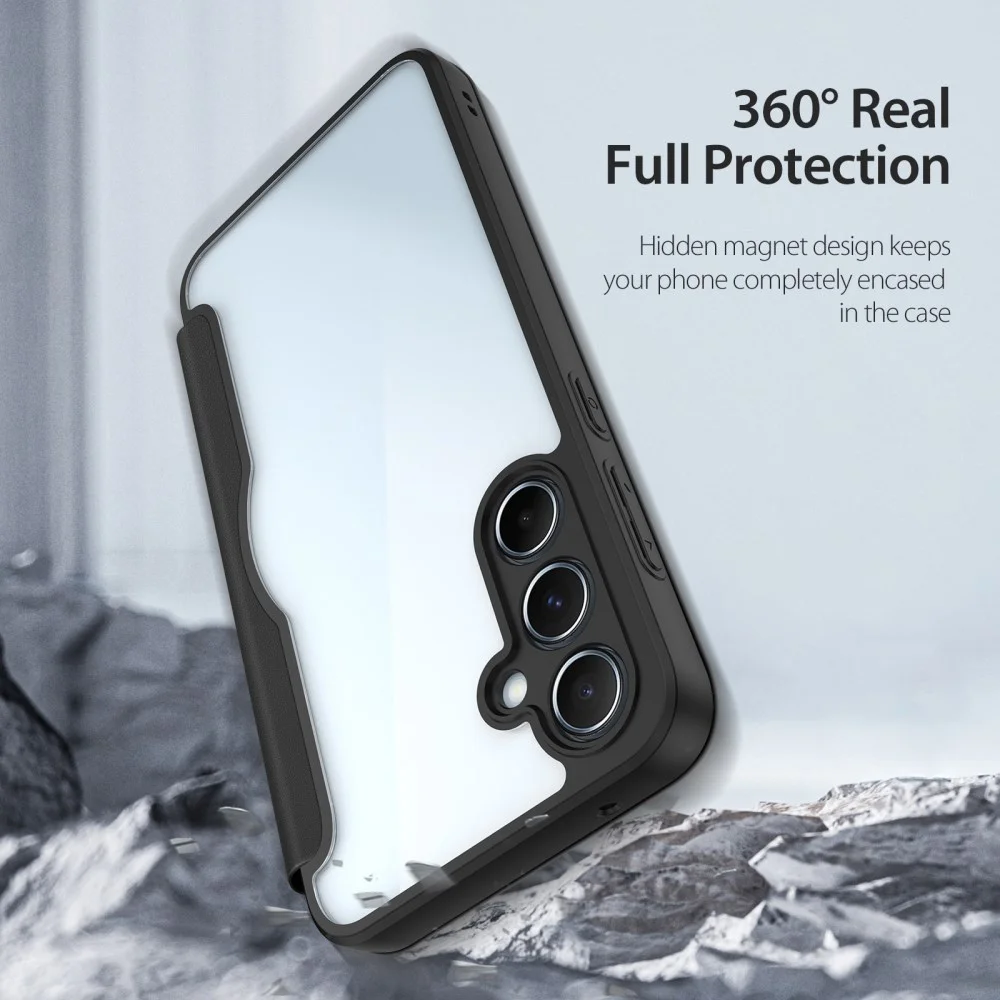 Dux Ducis Skin X Series Samsung Galaxy A35 Hoesje Book Case Zwart afbeelding 8
