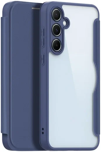 Dux Ducis Skin X Series Samsung Galaxy A35 Hoesje Book Case Blauw afbeelding 2