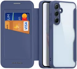 Dux Ducis Skin X Series Samsung Galaxy A35 Hoesje Book Case Blauw afbeelding