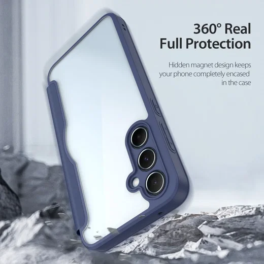 Dux Ducis Skin X Series Samsung Galaxy A35 Hoesje Book Case Blauw afbeelding 8