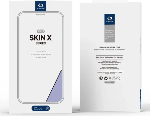 Dux Ducis Skin X Series Samsung Galaxy A35 Hoesje Book Case Paars afbeelding 9