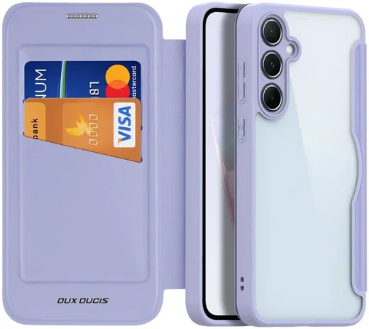 Dux Ducis Skin X Series Samsung Galaxy A35 Hoesje Book Case Paars afbeelding 2