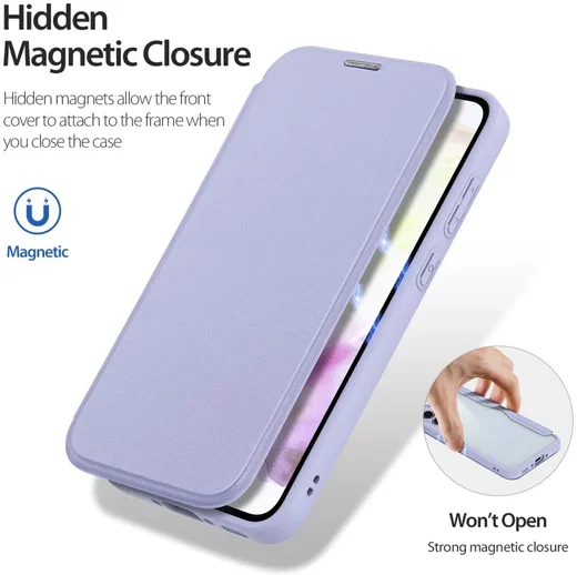 Dux Ducis Skin X Series Samsung Galaxy A35 Hoesje Book Case Paars afbeelding 3