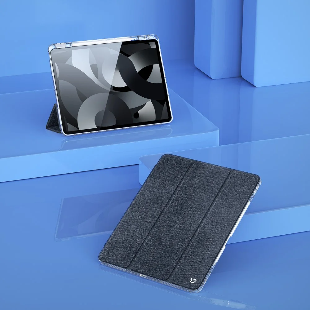 Dux Ducis Unid iPad Air 13 24/25/26 / Pro 12.9 (2022/2018) Hoes Book Case Zwart afbeelding 12