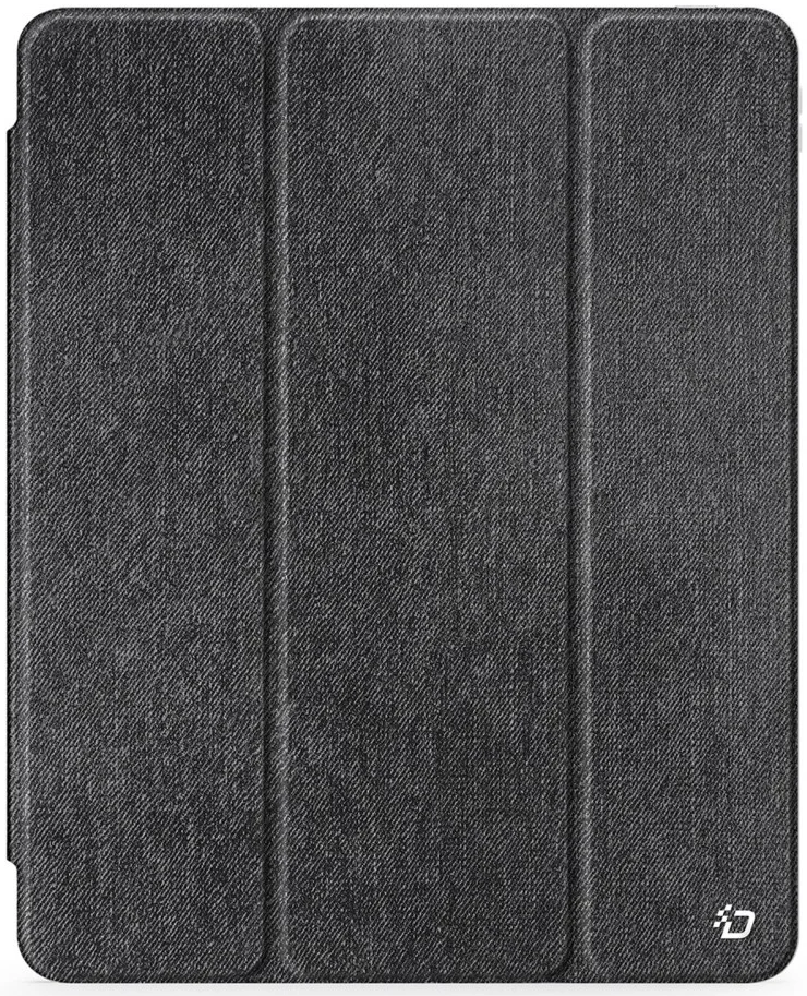 Dux Ducis Unid iPad Air 13 24/25/26 / Pro 12.9 (2022/2018) Hoes Book Case Zwart afbeelding 2