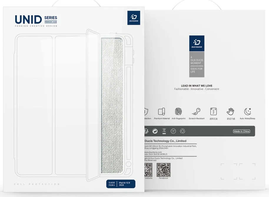 Dux Ducis Unid iPad Air 13 (24/25) / Pro 12.9 (2022/2018) Hoes Book Case Groen afbeelding 13
