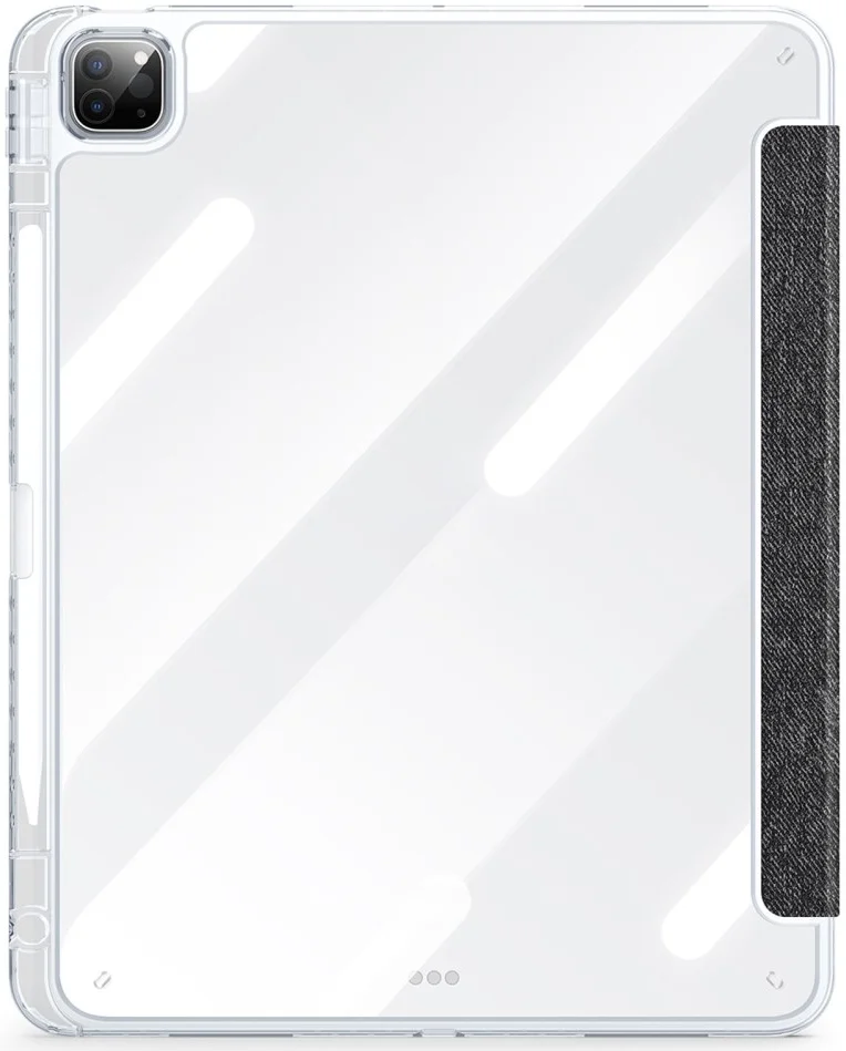 Dux Ducis Unid iPad Pro 13 (2024/2025) Hoes Book Case Transparant Zwart afbeelding 10