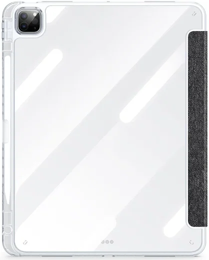 Dux Ducis Unid iPad Pro 13 (2024/2025) Hoes Book Case Transparant Zwart afbeelding 10