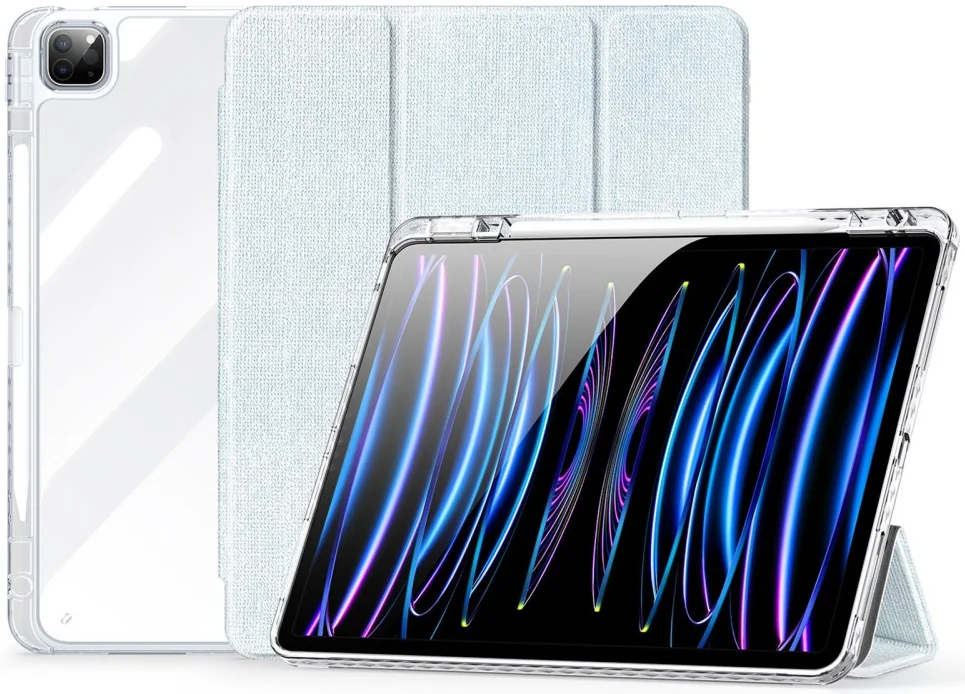 Dux Ducis Unid iPad Pro 13 (2024/2025) Hoes Book Case Transparant Blauw afbeelding 1