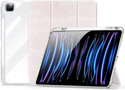 Dux Ducis Unid iPad Pro 13 (2024/2025) Hoes Book Case Transparant Roze afbeelding