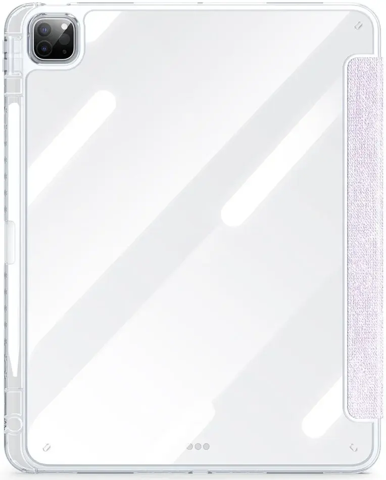 Dux Ducis Unid iPad Pro 13 (2024/2025) Hoes Book Case Transparant Paars afbeelding 10