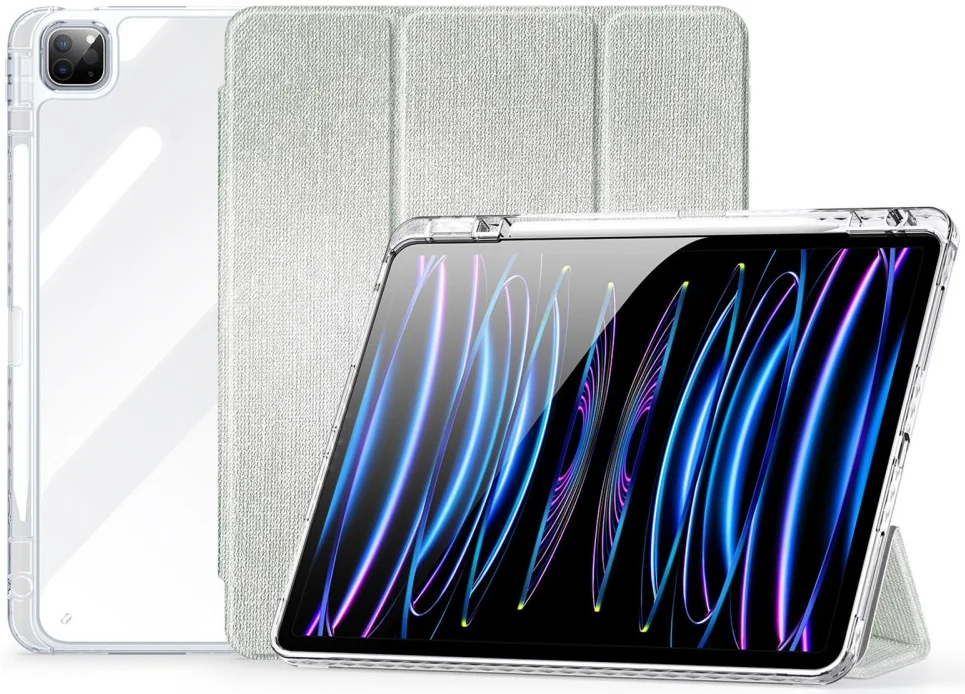 Dux Ducis Unid iPad Pro 13 (2024/2025) Hoes Book Case Transparant Groen afbeelding 1