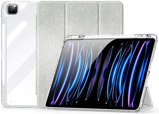 Dux Ducis Unid iPad Pro 13 (2024/2025) Hoes Book Case Transparant Groen afbeelding 1