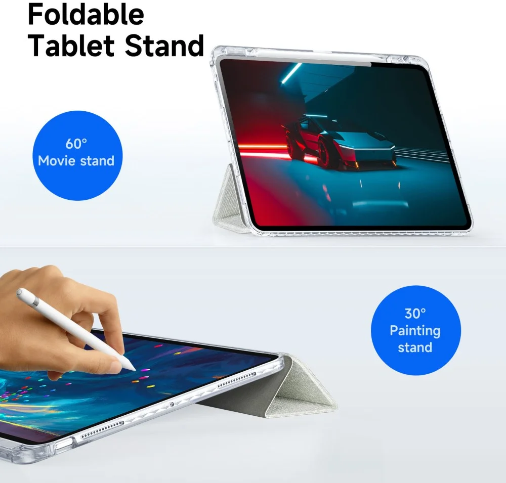 Dux Ducis Unid iPad Pro 13 (2024/2025) Hoes Book Case Transparant Groen afbeelding 3