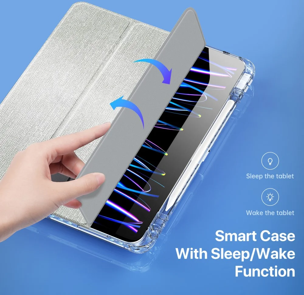 Dux Ducis Unid iPad Pro 13 (2024/2025) Hoes Book Case Transparant Groen afbeelding 7