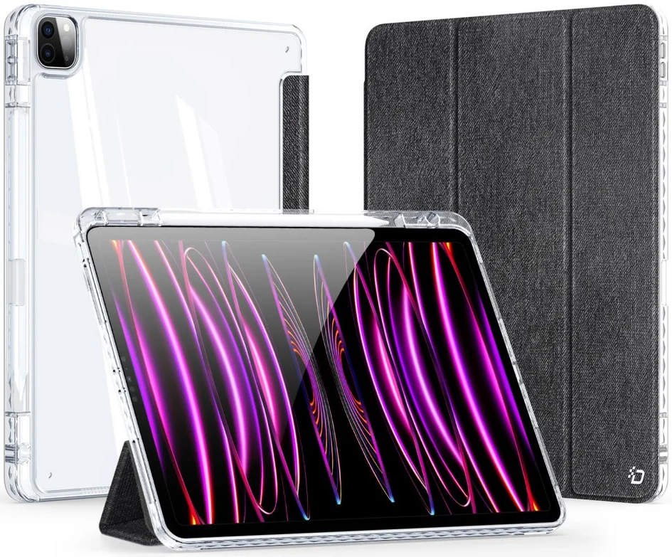 Dux Ducis Unid iPad Air 11 (24/25)/Pro 11 (22/21/20)/Air 10.9 Hoes Zwart afbeelding 1