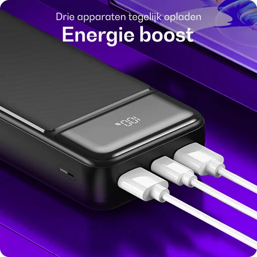 Buddi Boost 20.000 mAh Powerbank Reisformaat Met Display Zwart 22.5W afbeelding 15