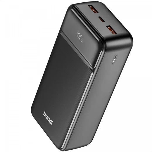 Buddi Boost 30.000 mAh Powerbank Reisformaat Met Display Zwart 22.5W afbeelding 17