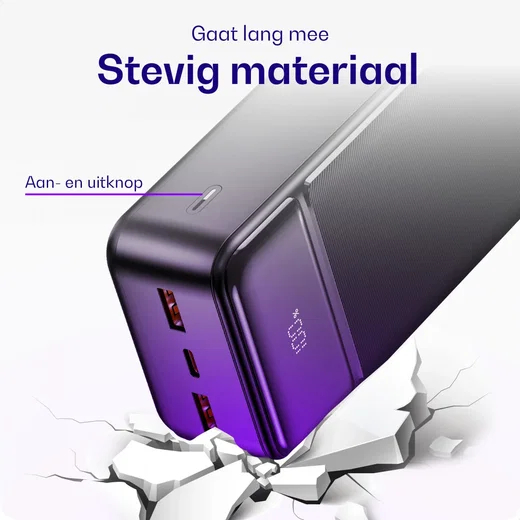 Buddi Boost 30.000 mAh Powerbank Reisformaat Met Display Zwart 22.5W afbeelding 6
