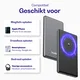 Buddi Connect 5.000 mAh MagSafe Powerbank Reisformaat Zwart 20W afbeelding 15