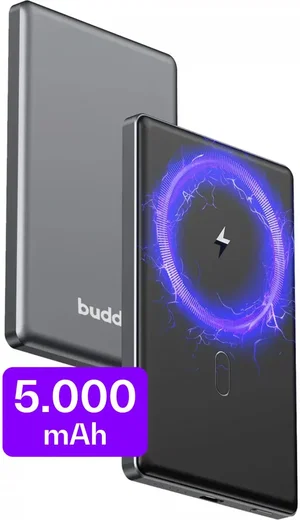 Buddi Connect 5.000 mAh MagSafe Powerbank Reisformaat Zwart 20W afbeelding 18