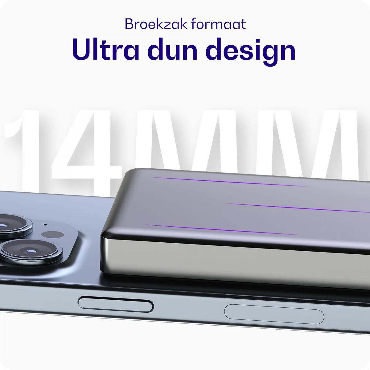 Buddi Connect 10.000mAh MagSafe Powerbank 20W USB-C Draadloos Zwart Snellader afbeelding 5