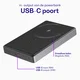 Buddi Connect 10.000mAh MagSafe Powerbank 20W USB-C Draadloos Zwart Snellader afbeelding 6