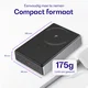 Buddi Connect 10.000mAh MagSafe Powerbank 20W USB-C Draadloos Zwart Snellader afbeelding 9