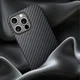 NEKIT Fiber Apple iPhone 16 Pro Max Hoesje MagSafe Kevlar Back Cover Dun Zwart afbeelding 12