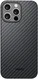 NEKIT Fiber Apple iPhone 16 Pro Max Hoesje MagSafe Kevlar Back Cover Dun Zwart afbeelding 14