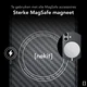 NEKIT Fiber Apple iPhone 16 Plus Hoesje MagSafe Kevlar Back Cover Dun Zwart afbeelding 7