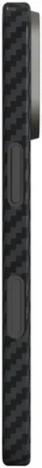 NEKIT Fiber Apple iPhone 16 Plus Hoesje MagSafe Kevlar Back Cover Dun Zwart afbeelding 18