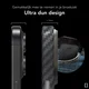 NEKIT Fiber Apple iPhone 16 Hoesje MagSafe Kevlar Back Cover Dun Zwart afbeelding 6